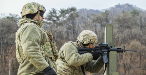 Seoul says it hasn’t discussed possible withdrawal of US troops with Washington